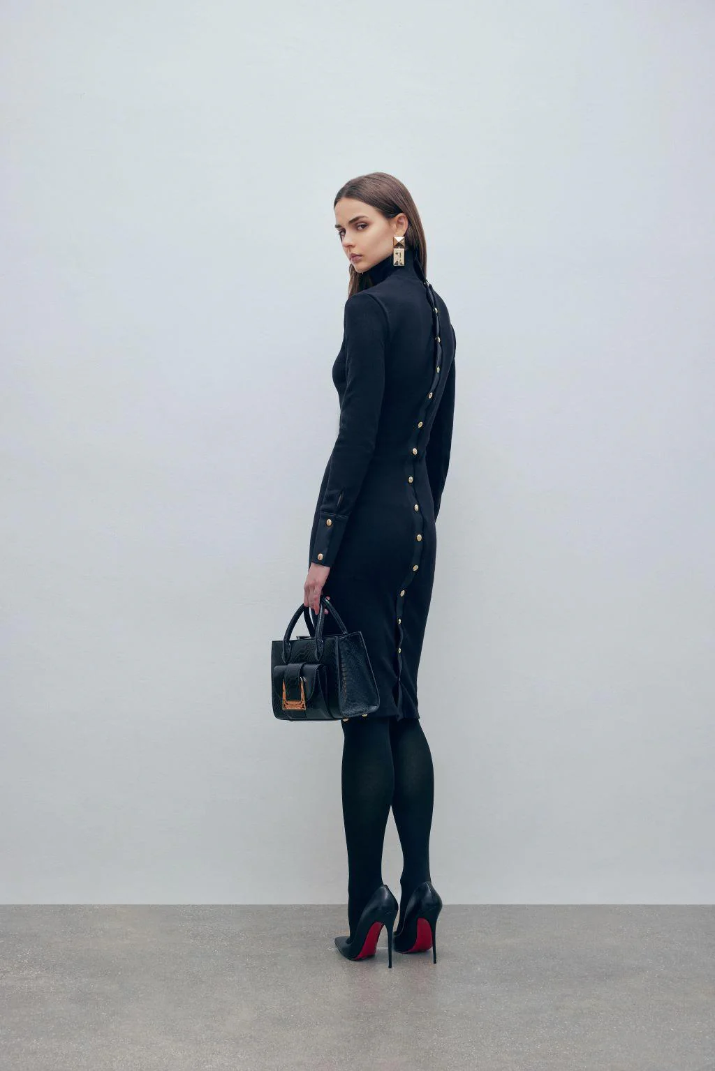 Cotton‑viscose dress - Image 2